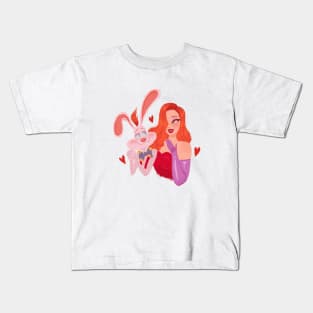 Jessica And Roger Kids T-Shirt